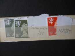 GREAT BRITAIN SG X 1988 SUMMER  2 18p REGIONAL DEFI ISSUE FROM GPO IN ENVELOPE - Franking Machines (EMA)