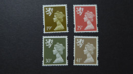 GREAT BRITAIN SG S 19/25/30/41p Definitives SET MINT - Maschinenstempel (EMA)