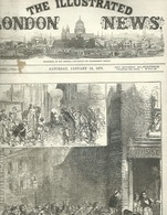 THE ILLUSTRATED LONDON NEWS N.1957 JANUARY 13, 1877. ENGRAVINGS CONSTANTINOPLE TURKEY THAMES LINCOLN PANTOMIMES - Autres & Non Classés