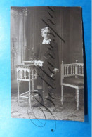 Carte Photo Studio  G.Hotz Bruxelles M.V. Debroux  Garçon - Généalogie