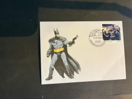 (4 R 7 A) DC Comics - Batman (cover With New Australia Stamp) Stamp Folder Issued 13-9-2022) 2 Covers - Cartas & Documentos