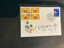 (4 R 7 A) New - Australia Post Stamp $ 1.20 Centenary Of Legacy On Cover Issue 21 March 2023 +50th Anniversary Stamp X 4 - Cartas & Documentos