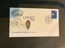 (4 R 2) New - Australia Post Stamp $ 1.20 Centenary Of Legacy On Cover + 50th Anniversary - Issue 21 March 2023 - Cartas & Documentos