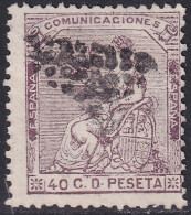 Spain 1873 Sc 196 España Ed 136 Used Rombo De Puntos Cancel - Gebraucht