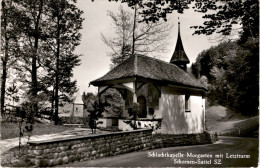 Schlachtkapelle Morgarten Mit Letziturm - Schornen-Sattel SZ (10682) * 2. 8. 1967 - Sattel