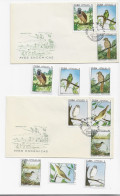 3782  Lote De 2 FDC Habana 1975  +  Sellos Serie Completa,  Aves Endémicas,  Pájaros, - Covers & Documents