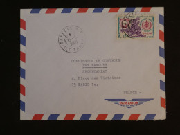 BU8 ET. OCEANIE  BELLE LETTRE   RR  1968 PAPEETE A  PARIS   FRANCE  ++AFF. PLAISANT++ - Storia Postale