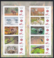 Belgium 2021 - FANTASTIC FAUNA  / Animals - ( DUOSTAMP ** MYSTAMP ** ) - Livret 10 TIMBRES ** Autocollants - Unused Stamps