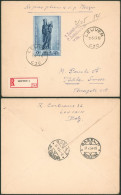 Culturelle - N°951 Seul Sur Lettre En Recommandé De Leuven (1954) > Bäle (Suisse) - Covers & Documents