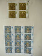 GREAT BRITAIN SG 1018-9 CHRISTMAS BL4/BL12  - Feuilles, Planches  Et Multiples