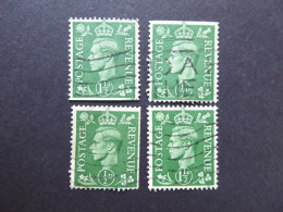 GREAT BRITAIN SG 505 4 STAMPS WITH ONE IMPERF SIDE [BOOKLET STAMPS?]     - Other & Unclassified