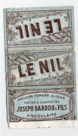 (tabac)   Petit Carnet De Papier à Cigarettes  LE NIL  Joseph Bardou Et Fils   Angoulème    (PPP42888B) - Sonstige & Ohne Zuordnung