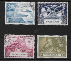 SWAZILAND 1949 UPU SET FINE USED Cat £9.50 - Swaziland (...-1967)