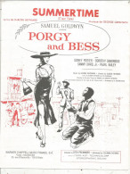 Parition Musicale 4 Pages, Summertime, C'est L'été, Du Bose Heyward, Georges Gershwin, Porgy And Bess,  Frais 1.95 E - Partituren