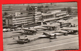 ZVH-31  Zürich Kloten  Flughafen Airport. Trous épingles Circulé 1955 Photoglob Wehrli 141 - Kloten