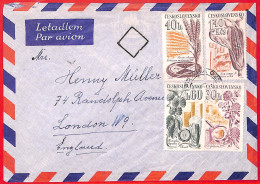 Aa0633 - CZECHOSLOVAKIA - Postal History - COVER To ENGLAND 1961 Gastronomy BEER - Lettres & Documents