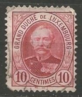 LUXEMBOURG N° 59 OBLITERE - 1891 Adolphe Voorzijde