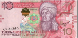 Turkmenistan  P-31  10 Manat    2012  UNC - Turkmenistan