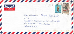 UAE ABU Dhabi Air Mail Cover Sent To Germany 4-8-2001 - Abu Dhabi