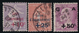 France N°249/251 - Oblitéré - TB - Gebraucht