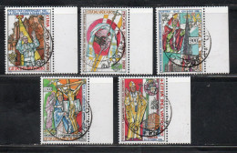 CITTÀ DEL VATICANO VATICAN VATIKAN 1999 I VIAGGI DEL PAPA NEL MONDO 1998 POPE TRAVELS SERIE COMPLETA FULL SET USATA USED - Gebraucht