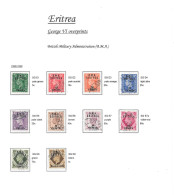 GB George Vl - 1948/49 Overprinted BMA ERITREA (10)  FINE USED - Nuevos