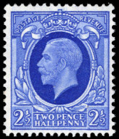 1934-36 2½d Bright Blue Unmounted Mint. - Unused Stamps