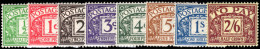 1937-38 Postage Due Set Lightly Mounted Mint. - Nuevos