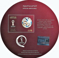 Hologram Holograms QR Code - Match Ball AL RIHLA By ADIDAS - 2022 FIFA World Cup Soccer - Stamp Sheet From Qatar - Holograms