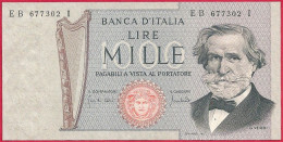 Italie. 1000 Lire. Type Verdi. 1969. SPL. - 1.000 Lire