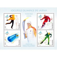 ROMANIA 1709, 2006,* 2006 Winter Olympic Games - Turin, Italy, BLOCK PERF, Jeux Olympiques D'hiver - Otros & Sin Clasificación