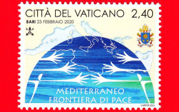 Nuovo - MNH - VATICANO - 2021 - I Viaggi Di Papa Francesco Nel 2020 – Bari, Mediterraneo: Frontiera Di Pace – 2.40 - Neufs