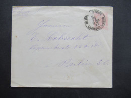 Österreich 1891 Ganzsachen Umschlag 5 Heller Stempel Olomuc / Absender Aus Olmütz Nach Berlin Mit Ank. Stempel - Andere & Zonder Classificatie