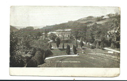 Isle Of Man     Postcard  Laxey Gardens Douglas Squared Circle Posted 1904 - Isola Di Man (dell'uomo)