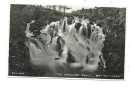 Postcard Wales Bettws-y-coed Rp The Swallow Falls Posted 1941 - Unknown County