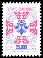 Turkey 1997 25000l Official Unmounted Mint. - Nuevos