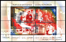 Turkey 1999 Erzurum And Sivas Congress Souvenir Sheet Unmounted Mint. - Ungebraucht