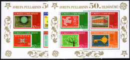 Turkey 2005 Euro Stamp Anniversary Souvenir Sheet Unmounted Mint. - Unused Stamps