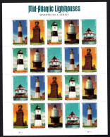 United States. USA. 2021.  Mid-Atlantic Lighthouses - Neufs
