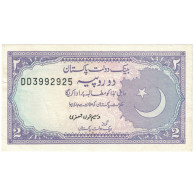 Billet, Pakistan, 2 Rupees, KM:37, TTB - Pakistán