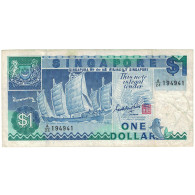 Billet, Singapour, 1 Dollar, Undated (1987), KM:18a, TB - Singapour