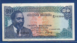 KENYA - P.13b – 20 Shilingi / Shillings 1975 VF/XF, Serie B/75 163044 - Kenya