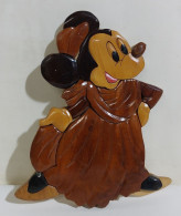 I101660 Sagoma In Legno Da Parete - Minnie - Disney H. 22 Cm - Otros & Sin Clasificación