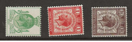 1929 MNH Great Britain Michel 170-72Y Sideways Watermark Postfris** - Ongebruikt