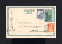 S4171-TURKEY-OLD OTTOMAN POSTCARD CONSTANTINOPLE To TRIESTE (italy) 1927.Carte Postale TURQUIE - Brieven En Documenten