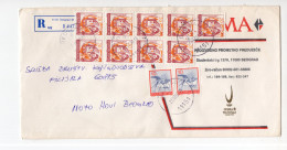 1992. YUGOSLAVIA,SERBIA,BELGRADE,RECORDED COVER,INFLATION - Covers & Documents