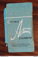 Medicine - Tobacco ,Paper Empty Box - Biljana Astma ( Asthma ) Cigarette , Edit Croatia Zagreb - Zigarettenetuis (leer)