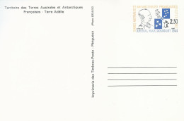 TAAF Carte Postale N°1-CP Amiral Max Douguet Neuf** - Postal Stationery