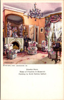 Home Of Franklin D Roosevelt Dresden Room Painting By Ruth Perkins Safford  - Présidents