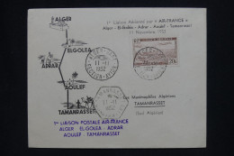 ALGERIE Française - Lettre Par Avion - Alger Tamanrasset - 1952 - A 511 - Posta Aerea